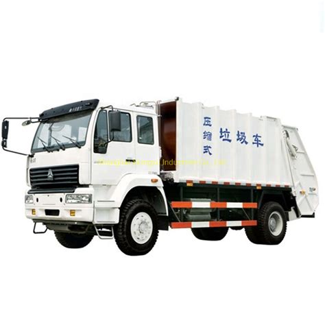 10m3 Sinotruk HOWO Refuse Compactor Truck Bin Truck Rubbish Waste