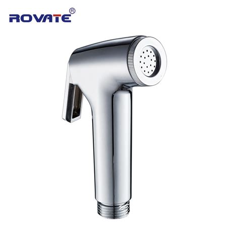 Rovate Bidet Chrome Plated Toilet Shower Wall Mounted Toilet Sprayer