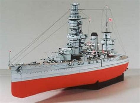 Papercraft Ww2 Ship Battleship Papercraft Uss Missouri 1 72 Scale
