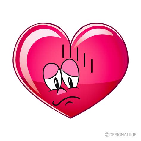Free Depressed Heart Symbol Cartoon Image｜charatoon