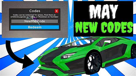 All New Working Codes For Vehicle Legends 2021 Roblox Vehicle