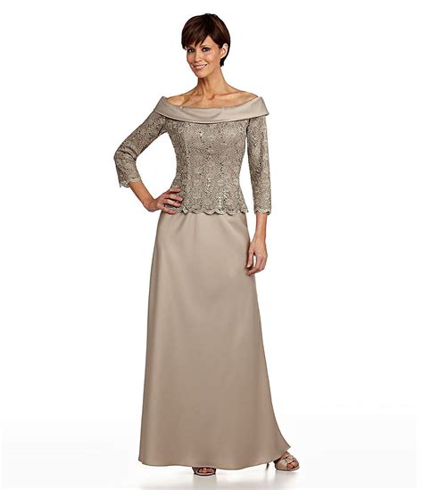 170 Alex Evenings Off The Shoulder Gown Mother Of The
