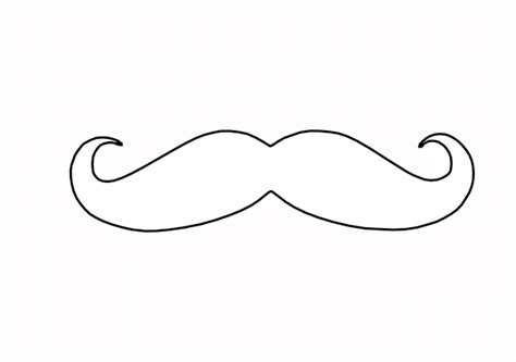 Mustache Outline Free Download On Clipartmag