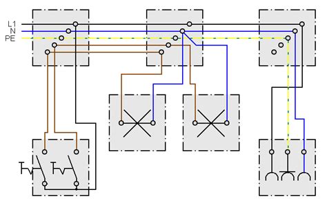 Stromlaufplan in zusammenhängender darstellung zeichnen / welche schaltung ist in der abbildung?. HT 28 - Die HAUSTECHNIKER