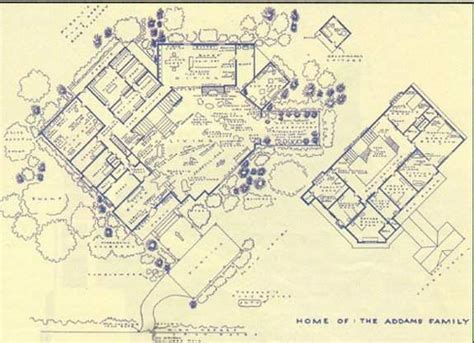 First floor addams family house floor plan. B-Movie Blitzkrieg: Blitzkrieg Intermission: Drawing The ...