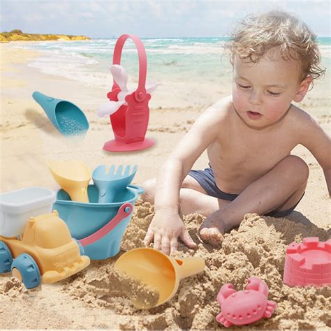 New Summer Silicone Baby Beach Toys Kid Game Toy Children Sandbox Set