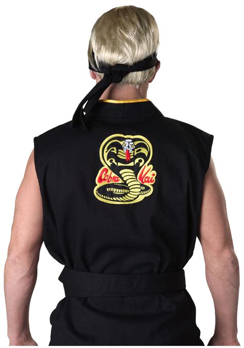 Authentic Karate Kid Cobra Kai Adult Costume 80s Movies Costume