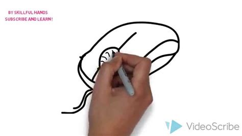 2.draw a long curve at the bottom. How to Draw a computer mouse / Как нарисовать компьютерную ...