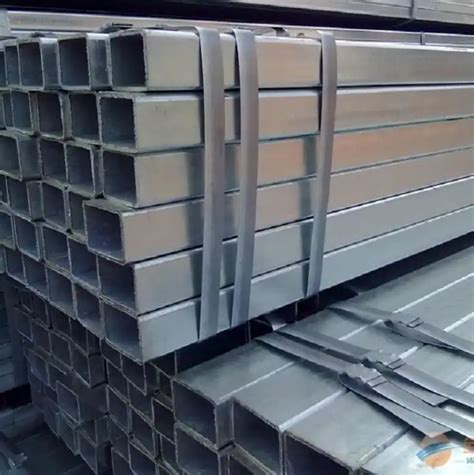 Cold Rolled Pre Galvanized Welded Square Rectangular Steel Pipetube