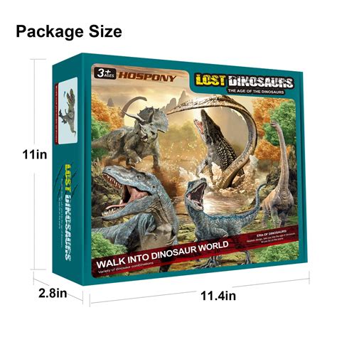5 Pcs Jumbo Dinosaur Toy Set Realistic Looking Dinosaur Figures For