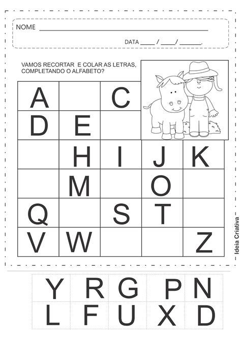 Atividades Para Educa O Infantil Com Alfabeto Para Imprimir Mensagens E Atividades