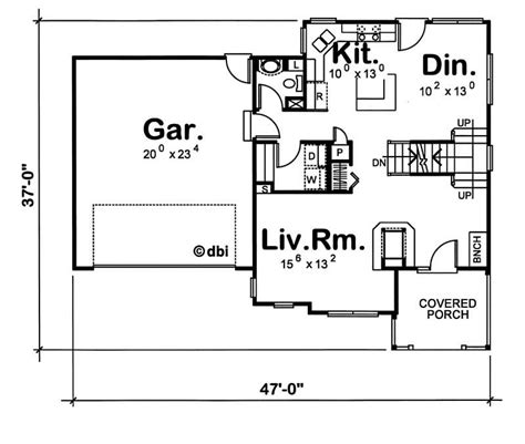 When you choose 1200 sq. House Plan #120-1848 : 3 Bedroom, 1570 Sq Ft Small ...