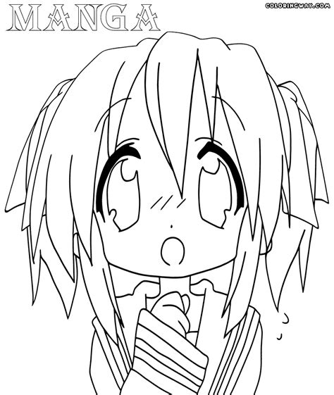 Manga coloring pages | Coloring pages to download and print