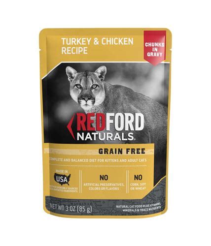 What, exactly, is natural and organic cat food? Redford Naturals Grain Free Chunks in Gravy Turkey ...