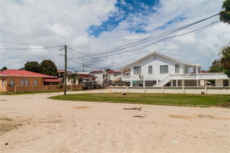 View Of Dangriga Town Beli Stock Photo Image Of Caribbean Belize