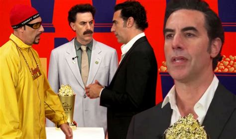 Sacha Baron Cohen díjat nyert, de bekavart Ali G, Borat, Brüno...