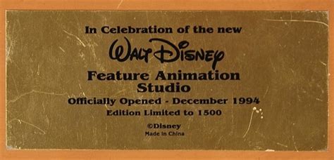 Walt Disney Feature Animation Studio Limited