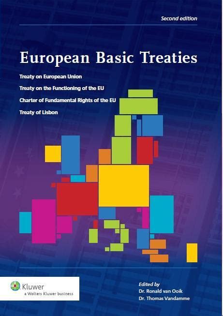 European Basic Treaties Wolters Kluwer Nederland Bv Boek