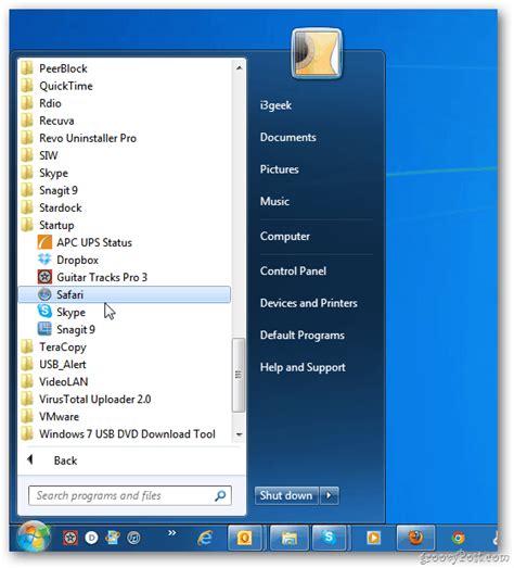 Windows 7 Make Programs Run Automatically During Startup