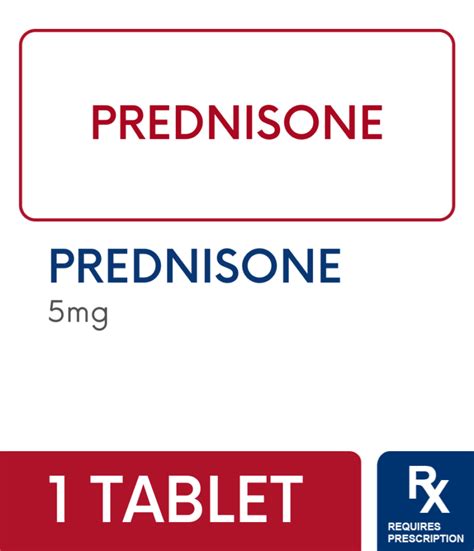 Prednisone 5mg Tablet Rose Pharmacy Medicine Delivery