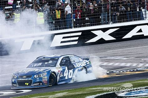 Yet here, on the eve of his 18th full season at stock car racing's highest. Jimmie Johnson takes Texas win after late-race battle
