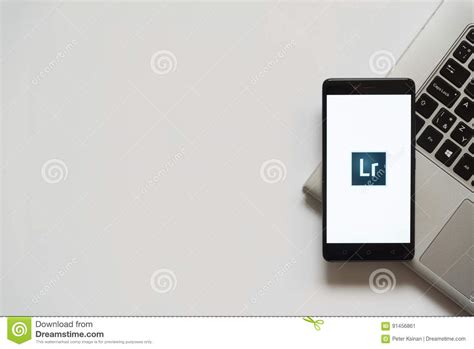 A modern photo album that reflects us to connect us adobe.ly/lrlifereflected. Adobe Photoshop Lightroom Logo On Smartphone Screen Editorial Photo - Image of bratislava ...