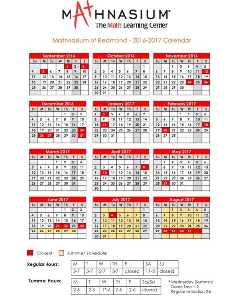 Redmond Mathnasium Schedule Mathnasium