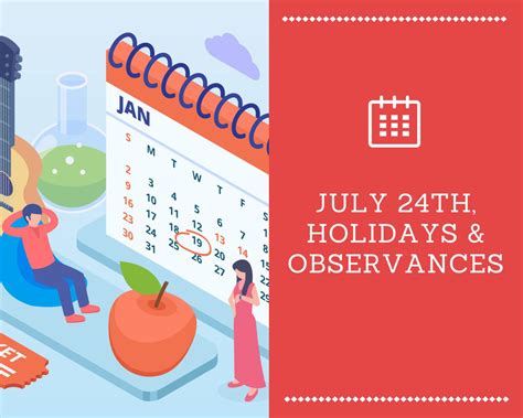 July 24th 2023 Holidays And Observances