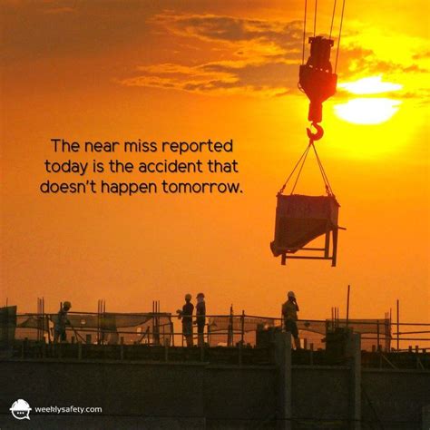 So everyone can read it. The Near Miss | Safety quotes, Safety posters, Workplace ...