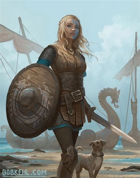 Fighter D D Character Dump Viking Character Warrior Woman Character