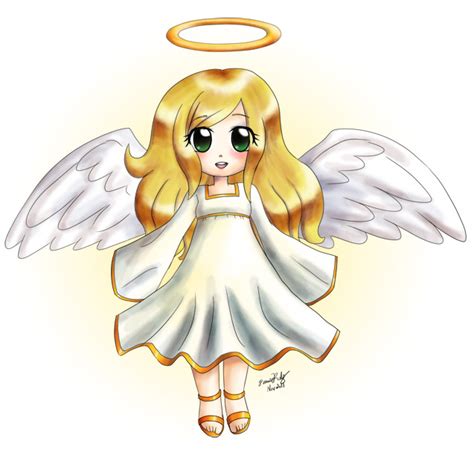 Chibi Angel By Ninjapink On Deviantart