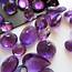 10 Pieces 6mm To 14mm Mixed Shape Faceted Natural Amethyst Cabochons 