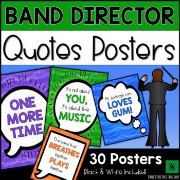 See the gallery for tag and special word music director. Band Bulletin Board - Band Director Quotes Music Decor | TpT