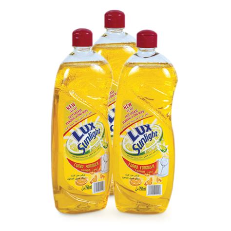 Lux Sunlight Dishwashing Liquid Lemon 3 X 750ml Online At Best Price