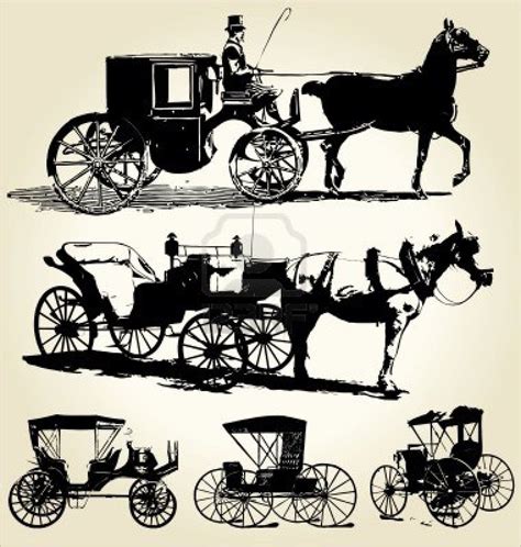 Carriage Clip Art Vintage Carriages Clipart Contains Victorian Images