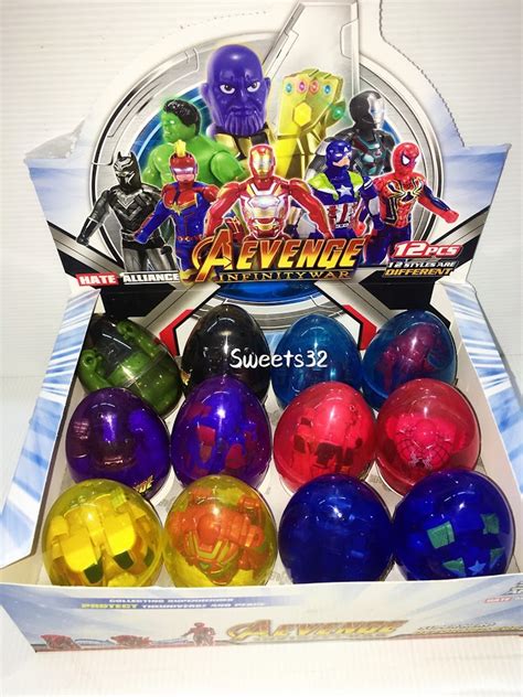 New Avengers Heroe Deformation Egg Toy Surprise Egg 1pcs Shopee