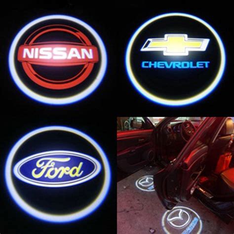 Auto Car Truck Door Projector Led Logo Lights Drill In Type Mr