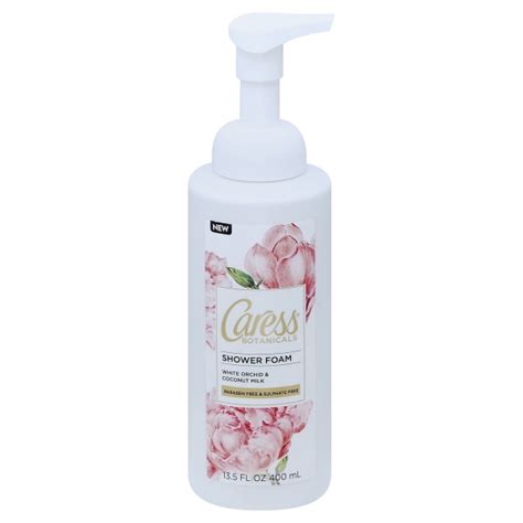 Caress Caress Botanicals Shower Foam White Orchid And Coconut Milk