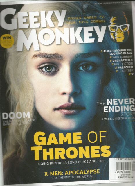 Geeky Monkey Magazine Uk June 2016 Issue 9 Moviesgamestvtechtoys