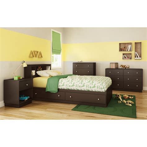 Looking to buy bedroom sets ? South Shore Litchi Twin Platform Customizable Bedroom Set ...