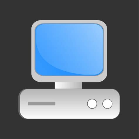 Add icons to the desktop. Desktop or computer icon Free only on Vector Icons Download