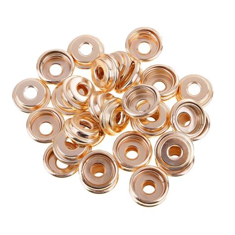 30 Sets Metal Poppers Snap Fasteners Press Stud Sewing Rivet For
