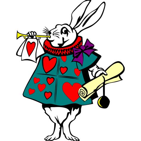 Alice In Wonderland Rabbit Png Svg Clip Art For Web Download Clip