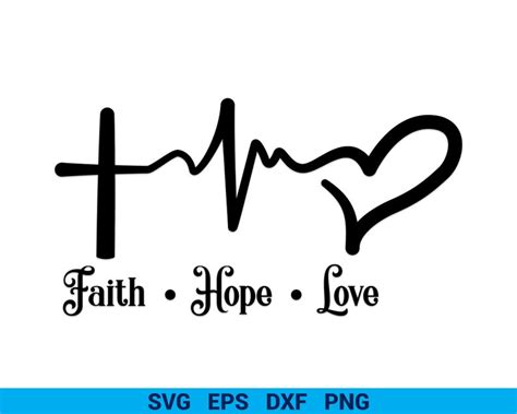 72 Faith Hope Love Heart Svg Svg Png Eps Dxf File Free Svg Cut Files