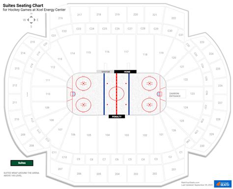 Xcel Energy Center Seating Chart Hockey Cabinets Matttroy