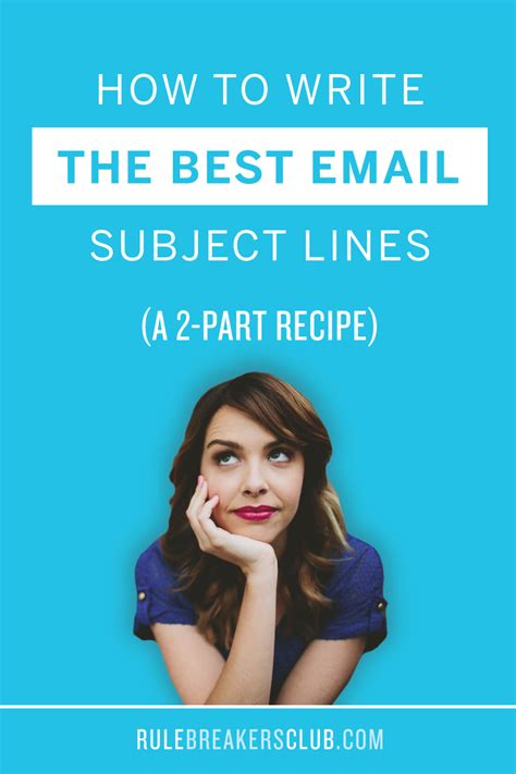 After all, the subject line is what subscribers see in their inbox bottom line: How to Write the Best Email Subject Lines (A 2-Part Recipe ...
