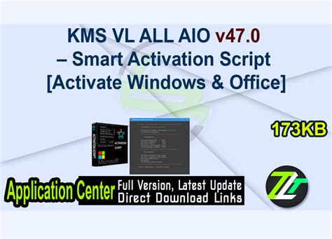 Kms Vl All Aio V470 Smart Activation Script Activate Windows