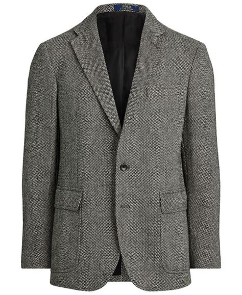 Polo Ralph Lauren Mens Herringbone Sport Coat And Reviews Blazers