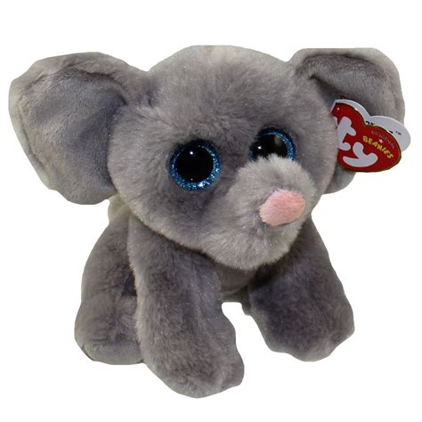 This prehistoric creature will nestle in with your child at night and be their constant friend during the day. TY Beanie Baby - WHOPPER the Elephant (6 inch): BBToyStore ...