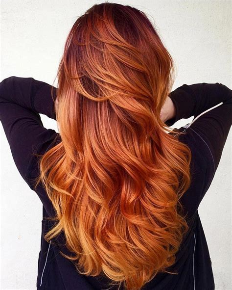 The hair is also deeply parted on. Auburn Hair Color For Autumn Hair Color Ideas - Fab Mood ...